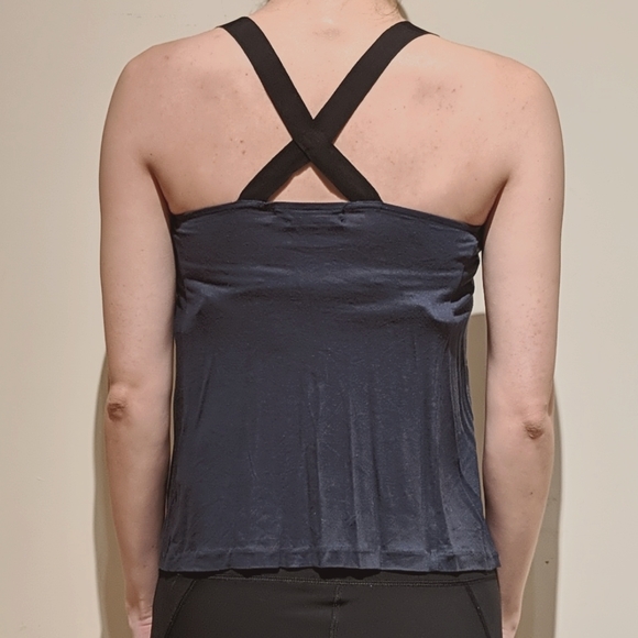 Club Monaco Navy Blue Strap Tanktop - Picture 2 of 3